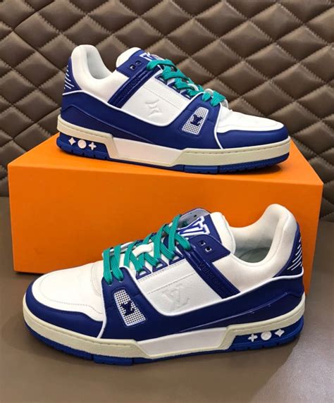 lv sneakers blauw|lv sneakers for men.